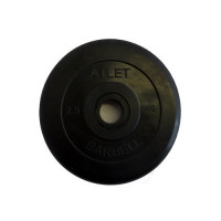 Диск обрезиненный черный MB ATLET d-26  2,5кг